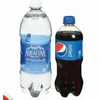 Aquafina Water or Pepsi Beverages