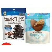 Bark Thins Snacking Chocolate or Brookside Simply Thin Chocolate Covered Almonds