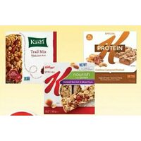 Kashi Whole Grain, Special K Nourish or Protein Bars