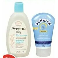 Sudocrem, Penaten Diaper Rash Cream or Aveeno Baby Toiletries