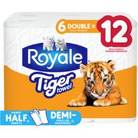 Royale Bathroom Tissue or Tiger Towels