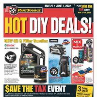 PartSource - Weekly Deals - Hot D.I.Y. Deals Flyer