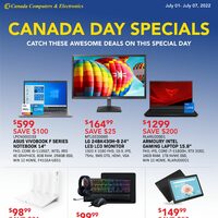 Canada Computers - Weekly Deals - Canada Day Specials Flyer