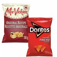 Doritos Tortilla Chips or Miss Vickie's Kettle Chips