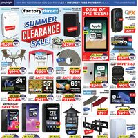 Factory Direct - Weekly Deals - Summer Clearance Sale Flyer