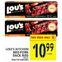 Lou's Kitchen BBQ Pork Back Ribs