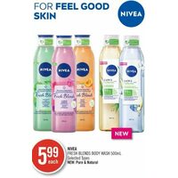 Nivea Fresh Blends Body Wash
