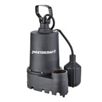 Mastercraft 1/2-HP Cast-Iron Tethered Sump Pump 