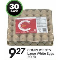 Compliments Large White Eggs