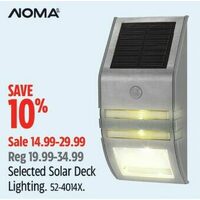 Noma Solar Deck Lighting