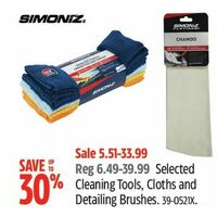 Simojniz Cleaning Tools, Cloths And Detailing Brushes