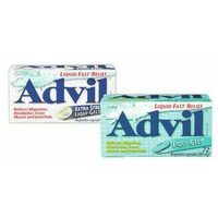 Advil Extra or Regular Strength Liquid Gels, Extra Strength  or Muscle & Joint Caplets , 12 Hour Tablets or Arthritis Pain Caplets