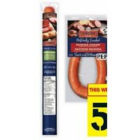 Schneiders Small Stick or Mini Deli Pepperoni or Sausage Rings