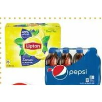 Lipton Iced Tea or Pepsi Bottles 