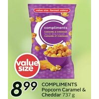 Compliments Popcorn Caramel & Cheddar