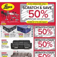 Leon's - Weekly Deals - Scratch & Save Event (ON) Flyer