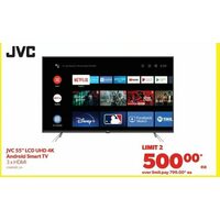 JVC 55'' LCD UHD 4k Android Smart TV