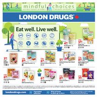 London Drugs - Mindful Choices - Eat Well. Live Well. Flyer