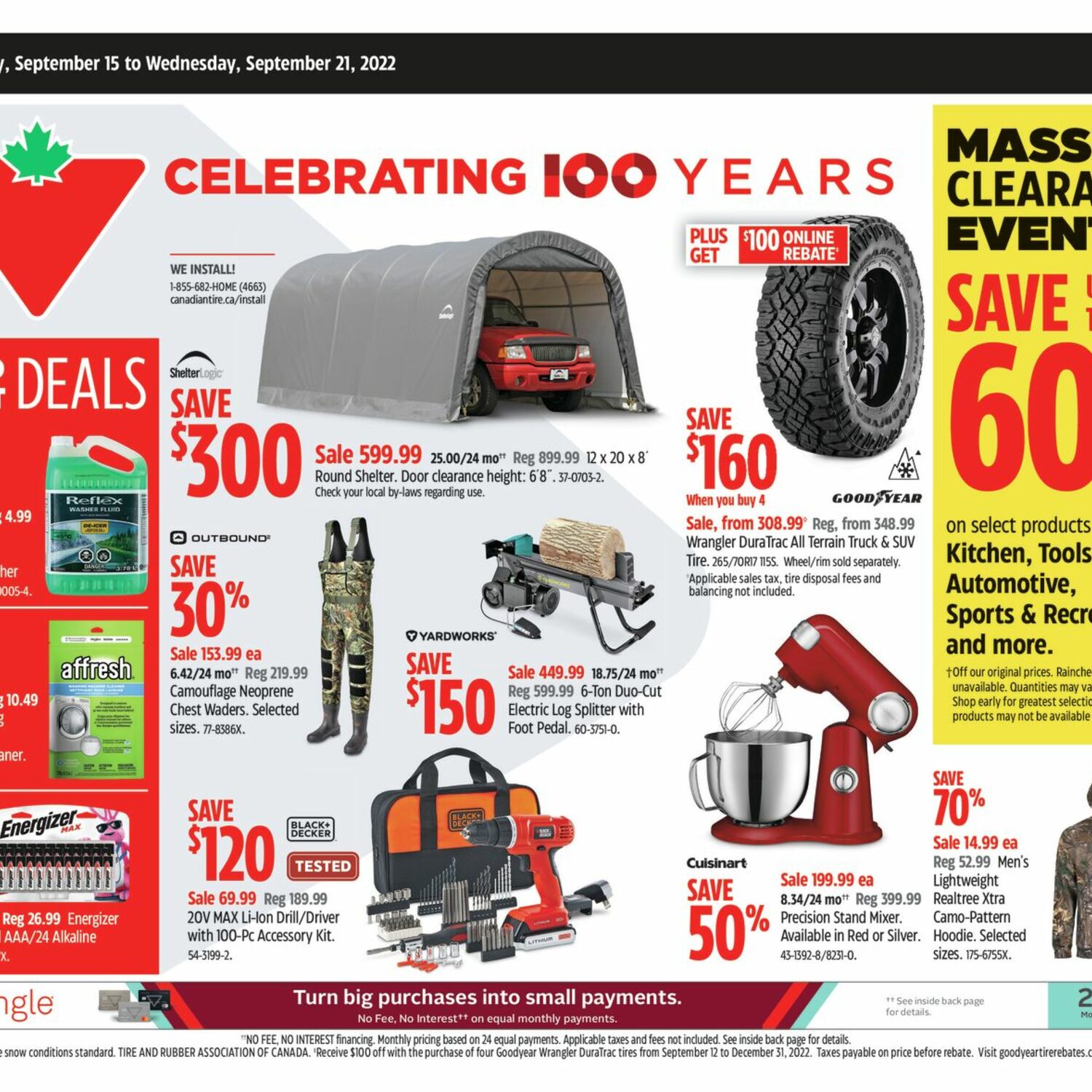 Canadian Tire Weekly Flyer Weekly Deals Celebrating 100 Years