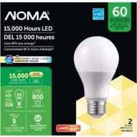 Noma A19 60 W LED Light Bulbs