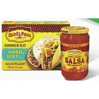 Old El Paso Dinner Kits or Salsa 