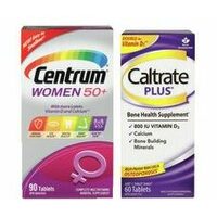 Centrum or Caltrate Vitamins or Supplements 
