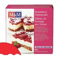 M&M Food Market Strawberry Cheesecake 