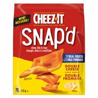 Cheez-It Snap'd Cheddar Sour Cream & Onion or Double Cheese Flavour Crackers