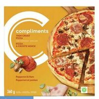 Compliments Thin Crust or Hand Finished Pizza 