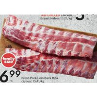 Fresh Pork Loin Back Ribs 