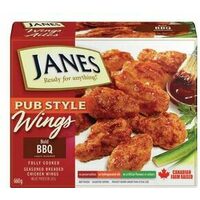 Janes Pub Style Wings or Ultimate Chicken Burgers 