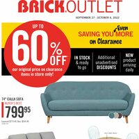 The Brick - Outlet - Saving You Even More on Clearance (QC) Flyer