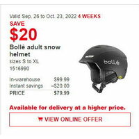 Bolle Adult Snow Helmet