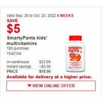 Smarty Pants Kids Multivitamins