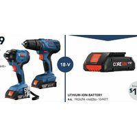 Bosch 2-Tool Combo Kit - Lithium-Ion Battery