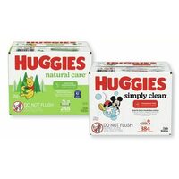 Huggies Natural Care or Simply Clean Baby Wipes