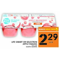 Life Smart Or Selection Apple Snacks