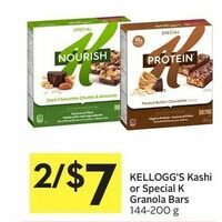 Kellogg's Kashi Or Special K Granola Bars
