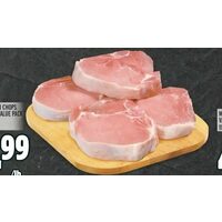 Pork Loin Chops Bone In Value Pack