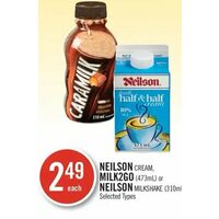 Neilson Cream, Milk2go Or Neilson Milkshake