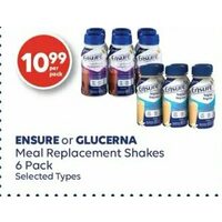 Ensure Or Glucerna Meal Replacement Shakes
