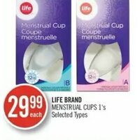 Life Brand Menstrual Cups
