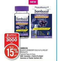 Sambucol Black Elderberry Cold & Flu Relief Products