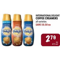 International Delight Coffee Creamers