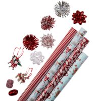 Camp Christmas Holiday Gift Wrap and Accessories 