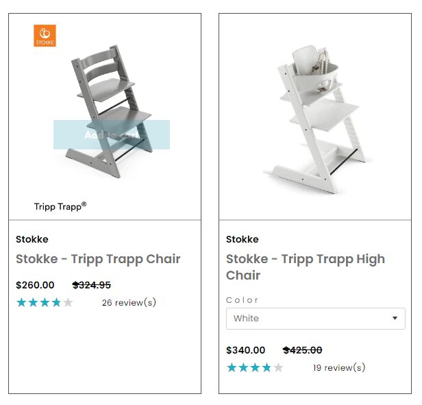 Tripp Trapp High Chair, Snuggle Bugz