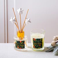 2 Pc. Christmas Charm Reed Diffuser And Candle Set 