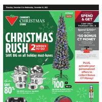 Canadian Tire - Weekly Deals - Christmas Rush (Winnipeg Area/Saskatoon Area/Thunder Bay/Calgary Area) Flyer