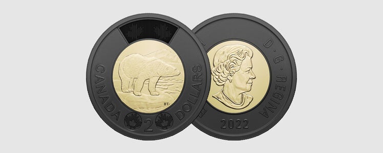 Royal Canadian Mint Issues New Black-Ring Toonie to Honour Queen Elizabeth II