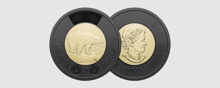 Royal Canadian Mint Issues New Black-Ring Toonie To Honour Queen ...